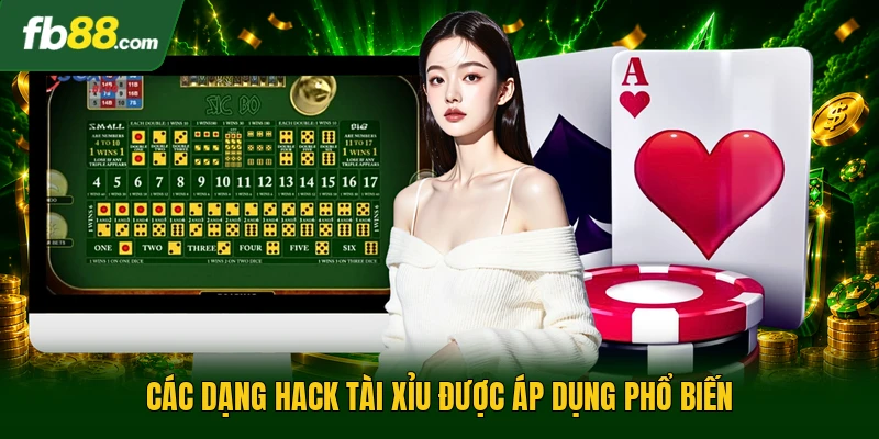 Các dạng hack tài xỉu được áp dụng phổ biến