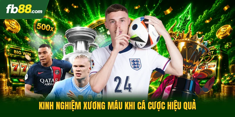 Kinh nghiệm xương máu khi cá cược hiệu quả 