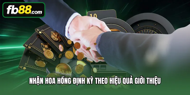 Nhận hoa hồng định kỳ theo hiệu quả giới thiệu