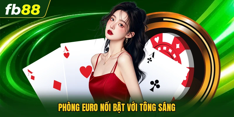 AG Live Casino - Sòng Bài Trực Tuyến Nhiều Phòng Thú Vị 2 Phòng euro nổi bật với tông sáng