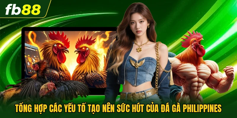 Đá Gà Philippines Có Gì Đặc Biệt So Với Nhiều Hình Thức Khác? 2 Tổng hợp các yếu tố tạo nên sức hút của đá gà Philippines